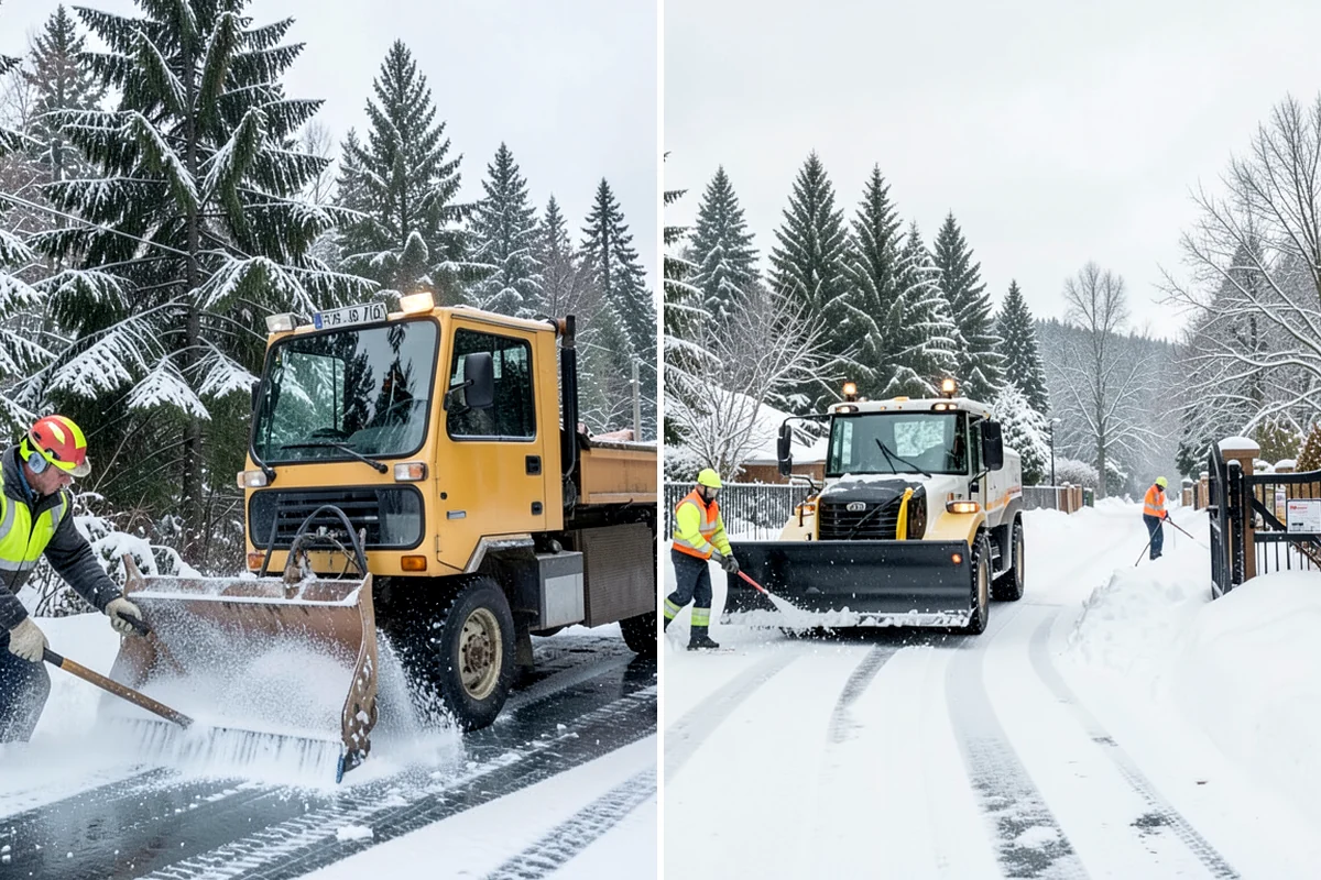 Business Park Deicing in Lakewood, Pierce County, WA - Map internal drives, entrances, and cross-park walks with management