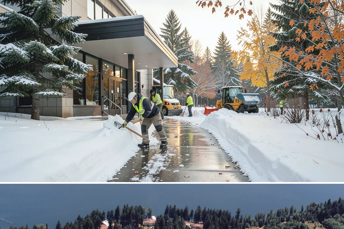 Business Park Deicing in Lakewood, Pierce County, WA - Coverage runs the winter season with commute-focused readiness during the freezing-rain events that stall lowland business...