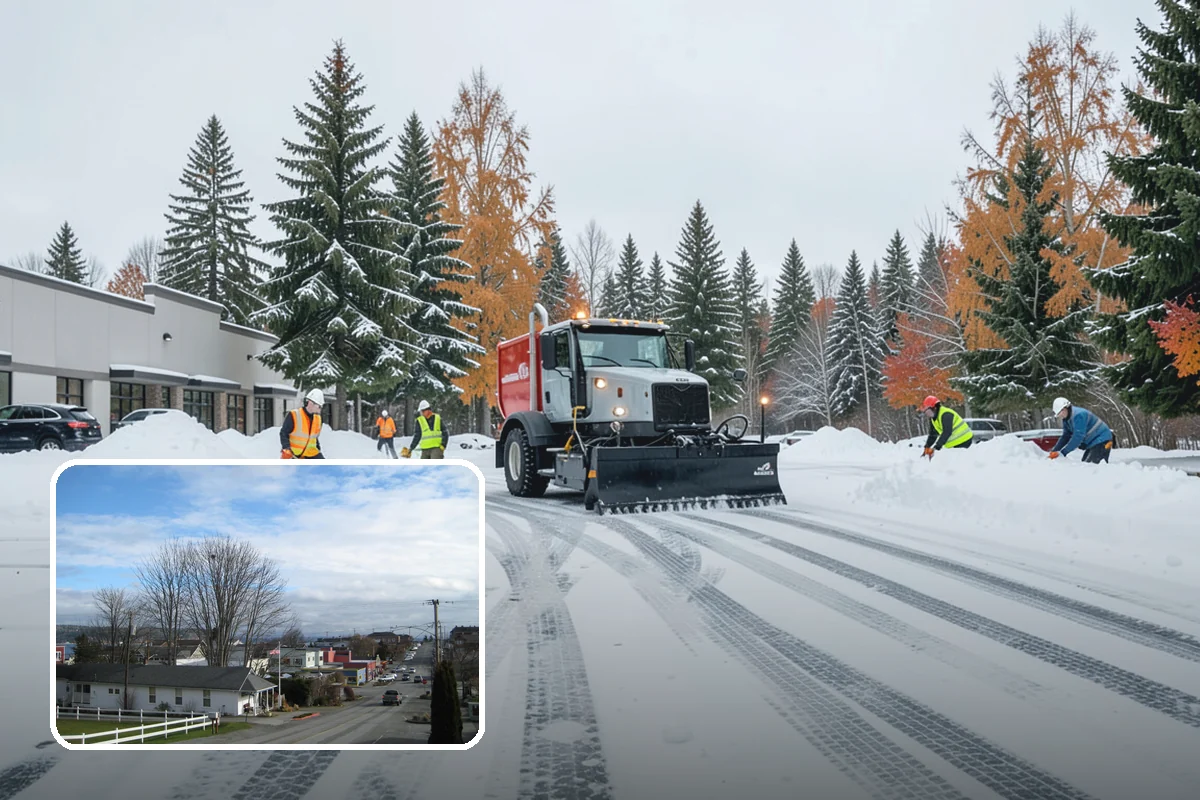 Business Park Deicing in Langley, Island County, WA - Coordinates ice control across every building and tenant
