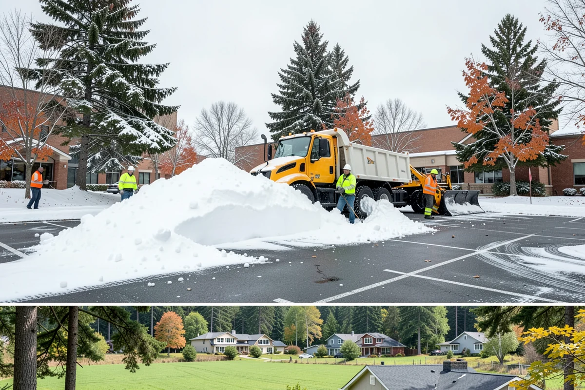 Business Park Deicing in Lyman, Skagit County, WA - Coverage runs the winter season with commute-focused readiness during the freezing-rain events that stall lowland business...