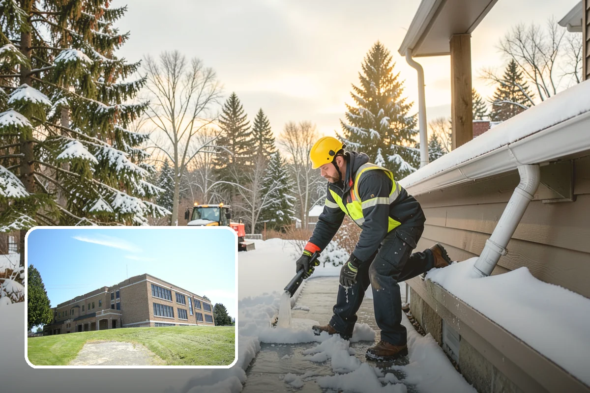 Business Park Deicing in Maple Valley, King County, WA - Coordinates ice control across every building and tenant