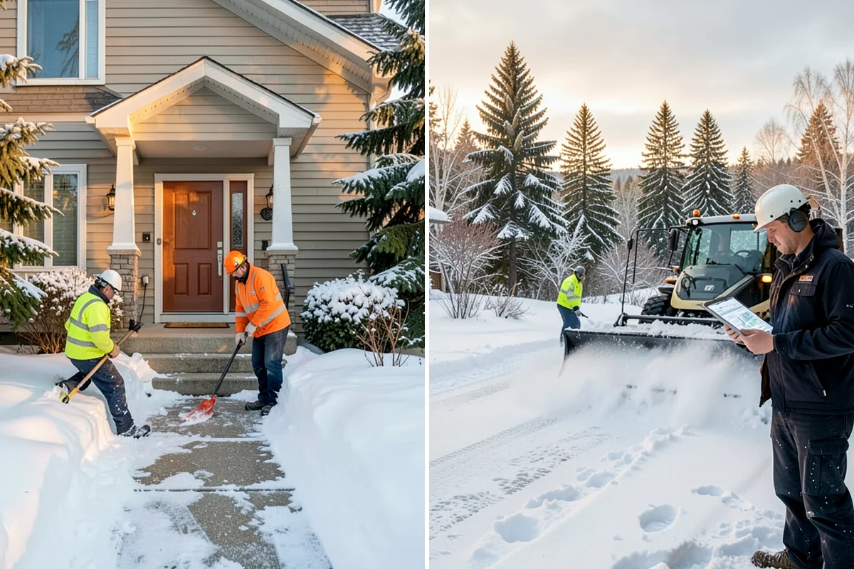 Business Park Deicing in Maple Valley, King County, WA - Map internal drives, entrances, and cross-park walks with management