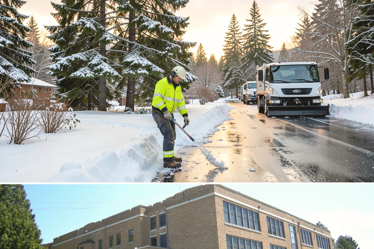 Business Park Deicing in Maple Valley, King County, WA - Coverage runs the winter season with commute-focused readiness during the freezing-rain events that stall lowland business...