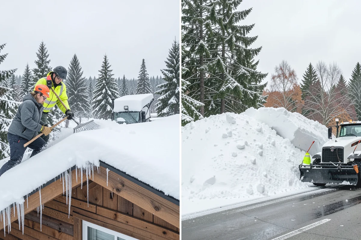Business Park Deicing in Marysville, Snohomish County, WA - Map internal drives, entrances, and cross-park walks with management