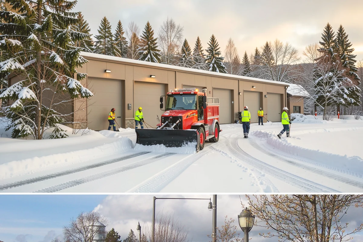 Business Park Deicing in Marysville, Snohomish County, WA - Coverage runs the winter season with commute-focused readiness during the freezing-rain events that stall lowland business...