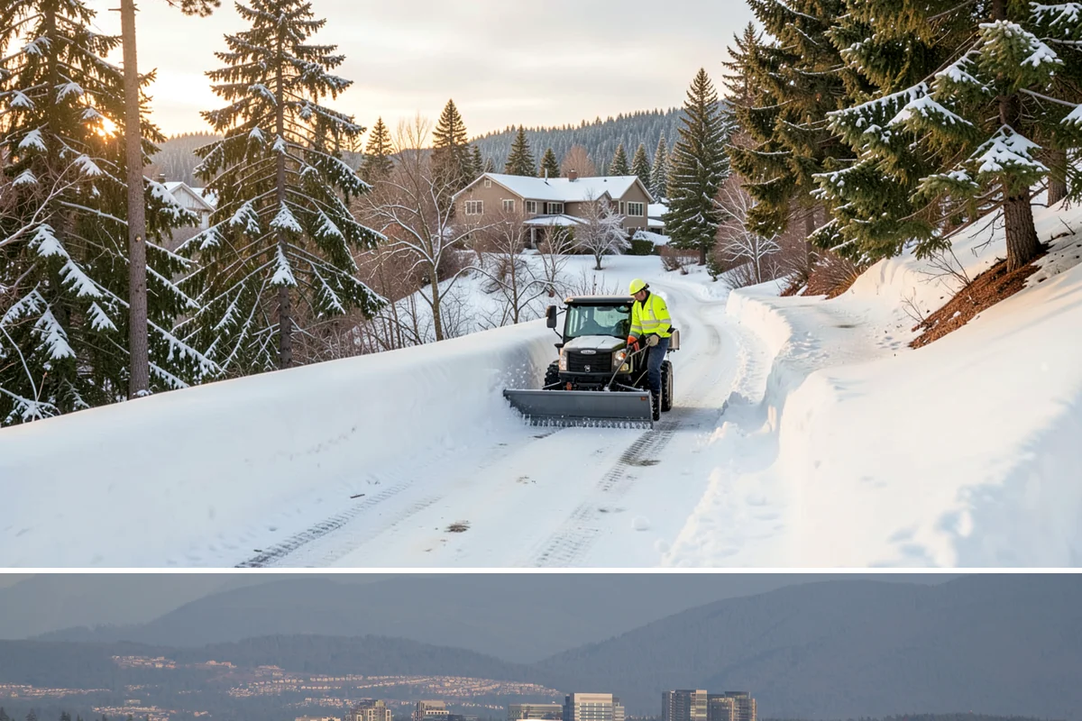 Business Park Deicing in Medina, King County, WA - Coverage runs the winter season with commute-focused readiness during the freezing-rain events that stall lowland business...