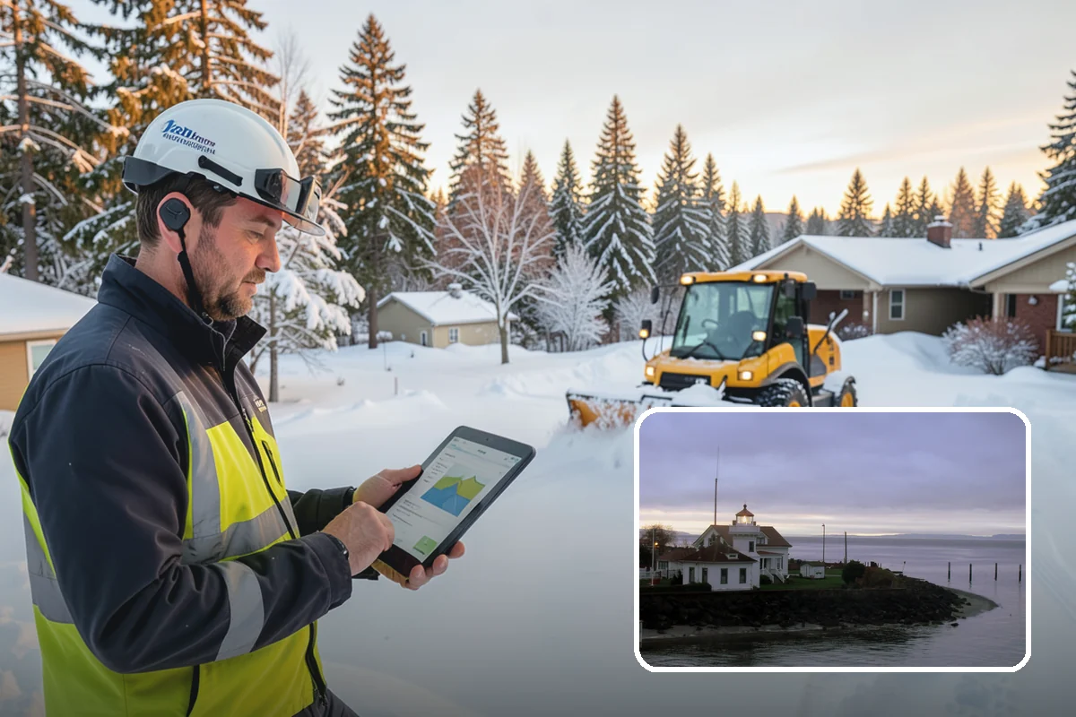 Business Park Deicing in Mukilteo, Snohomish County, WA - Coordinates ice control across every building and tenant