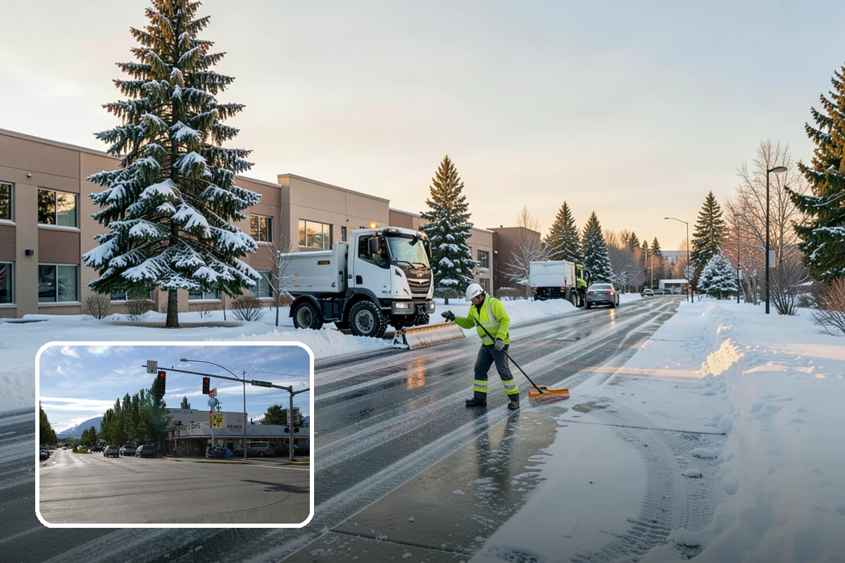 Business Park Deicing in North Bend, King County, WA - Coordinates ice control across every building and tenant