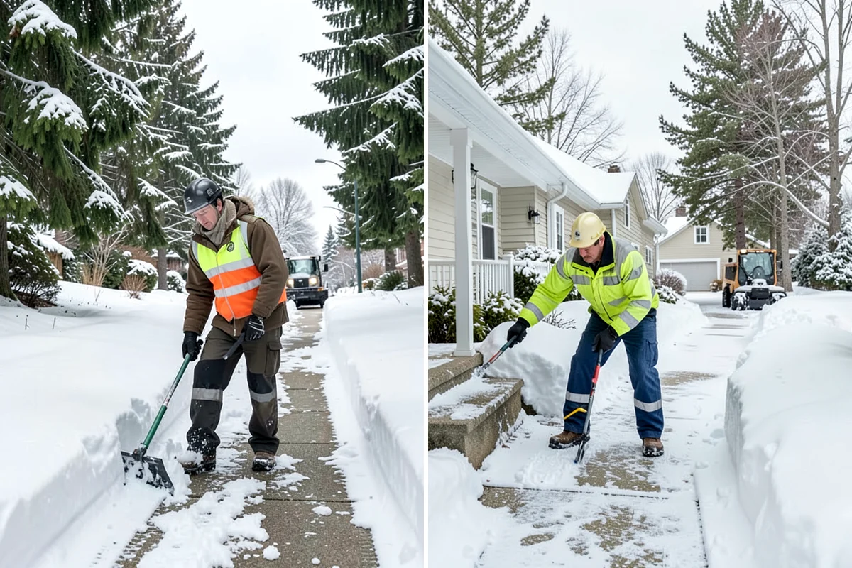 Business Park Deicing in Sedro-Woolley, Skagit County, WA - Map internal drives, entrances, and cross-park walks with management