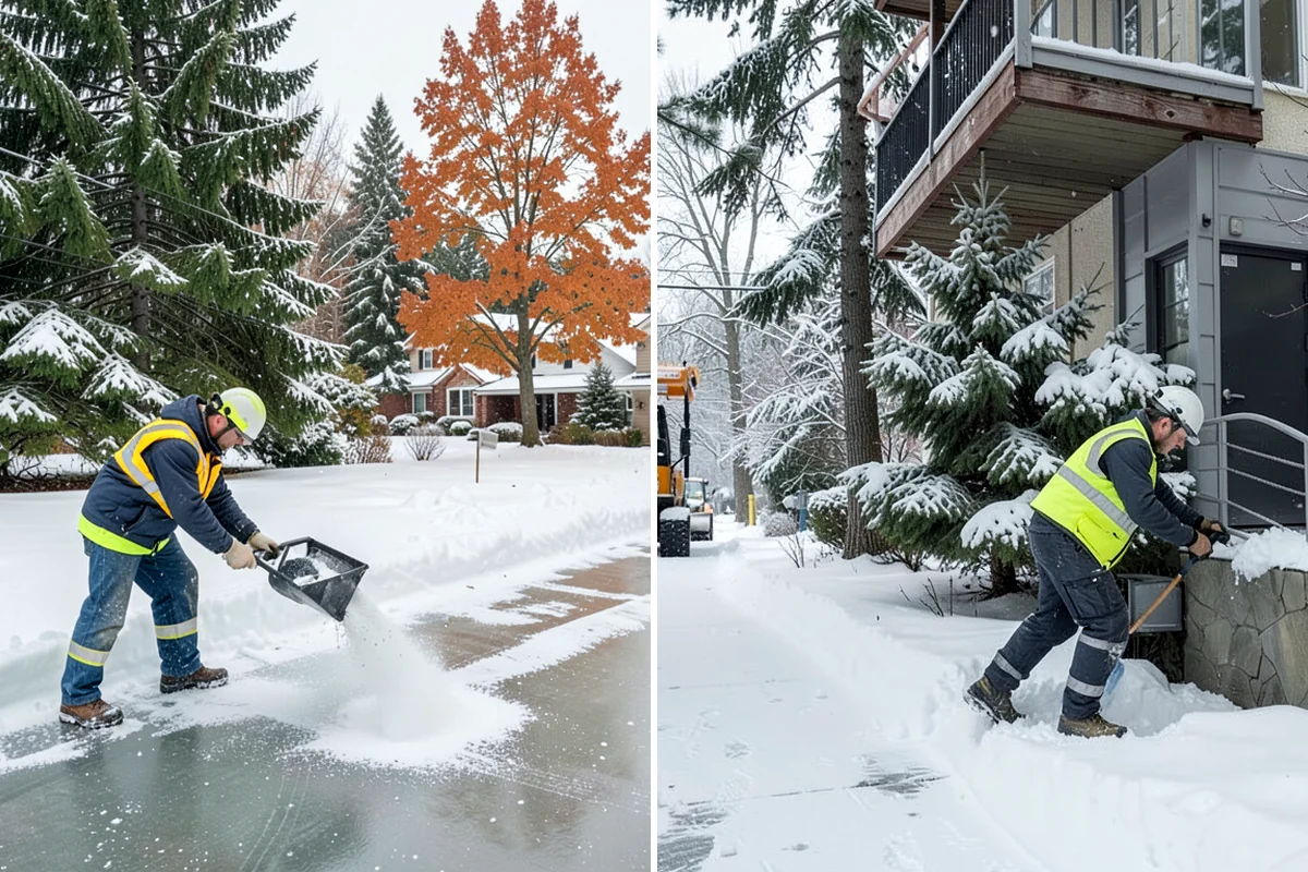 Business Park Deicing in Shoreline, King County, WA - Map internal drives, entrances, and cross-park walks with management