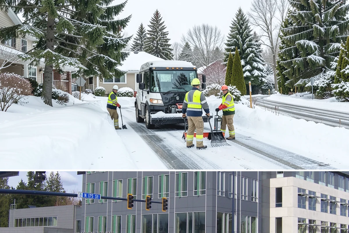 Business Park Deicing in Shoreline, King County, WA - Coverage runs the winter season with commute-focused readiness during the freezing-rain events that stall lowland business...