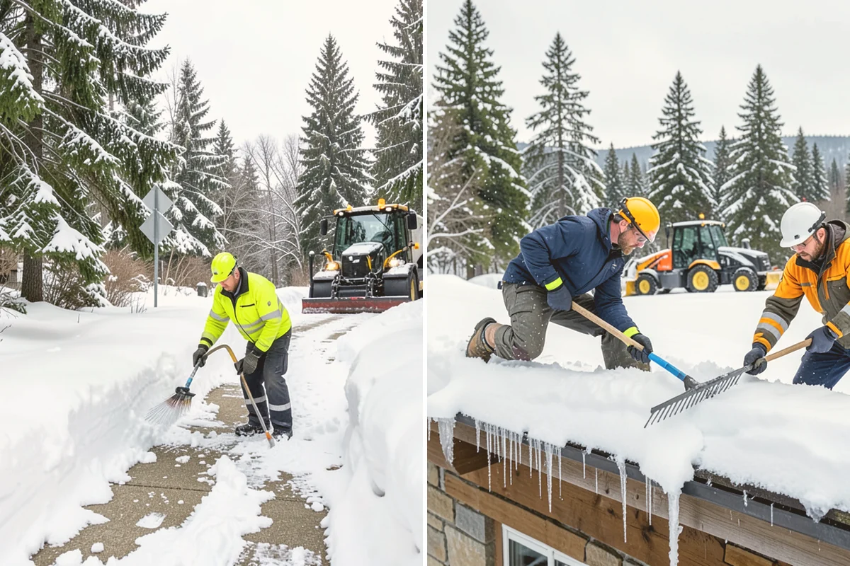 Business Park Deicing in Snohomish, Snohomish County, WA - Map internal drives, entrances, and cross-park walks with management