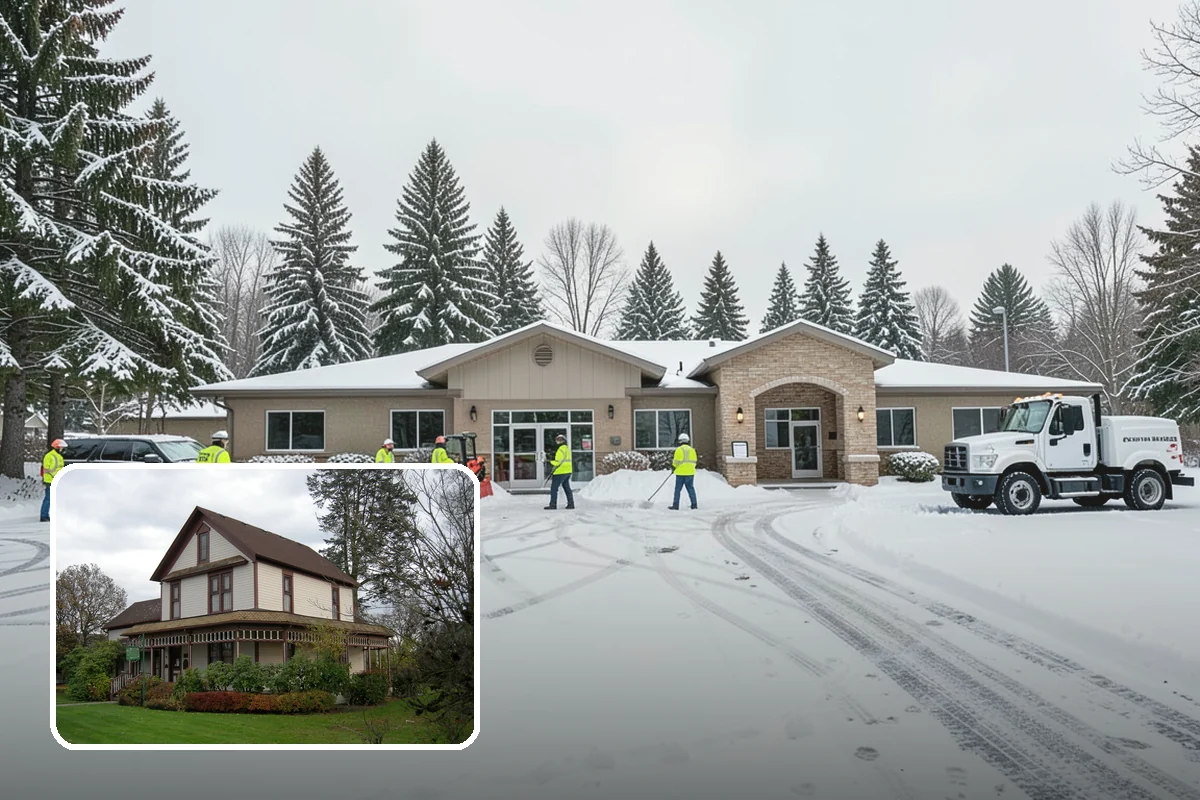 Business Park Deicing in Sumner, Pierce County, WA - Coordinates ice control across every building and tenant