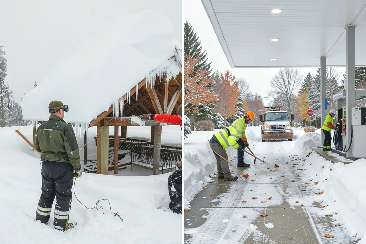 Business Park Deicing in Tukwila, King County, WA - Map internal drives, entrances, and cross-park walks with management