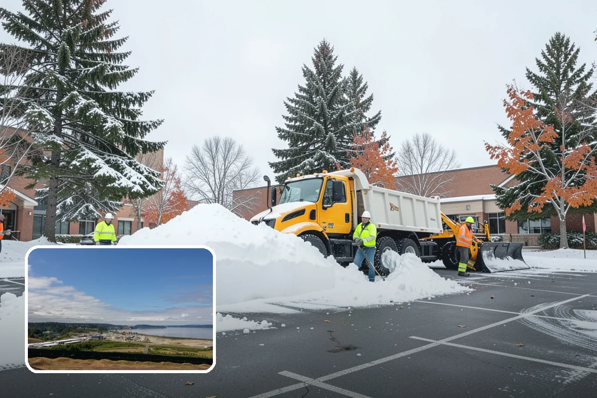 Business Park Deicing in University Place, Pierce County, WA - Coordinates ice control across every building and tenant