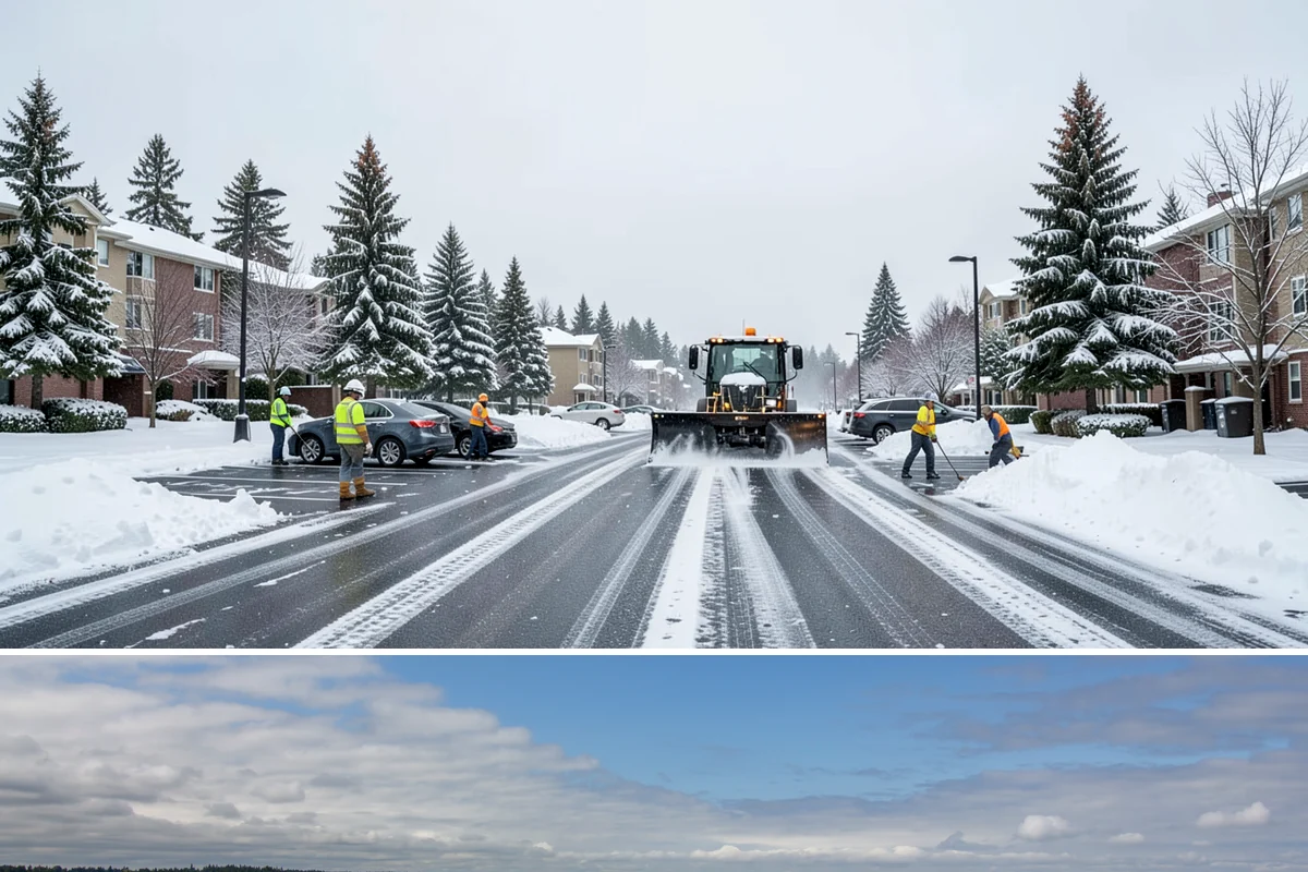 Business Park Deicing in University Place, Pierce County, WA - Coverage runs the winter season with commute-focused readiness during the freezing-rain events that stall lowland business...