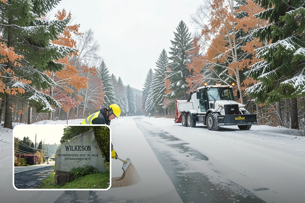 Business Park Deicing in Wilkeson, Pierce County, WA - Coordinates ice control across every building and tenant