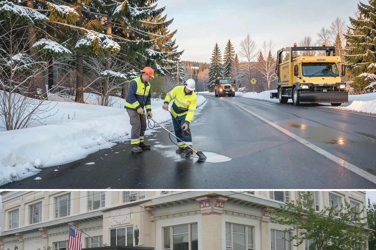 Business Park Parking Lot Snow Removal in Anacortes, Skagit County, WA - Business park lots across the Puget Sound region need the most winter clearing from December through February during peak freeze...