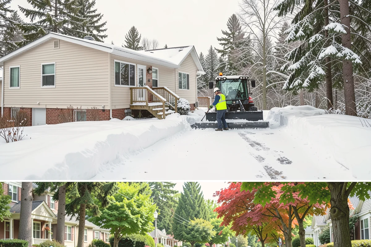 Business Park Parking Lot Snow Removal in Beaux Arts Village, King County, WA - Business park lots across the Puget Sound region need the most winter clearing from December through February during peak freeze...