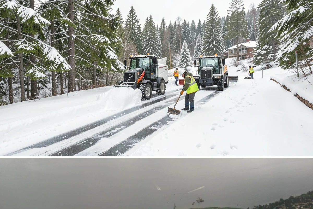 Business Park Parking Lot Snow Removal in Des Moines, King County, WA - Business park lots across the Puget Sound region need the most winter clearing from December through February during peak freeze...