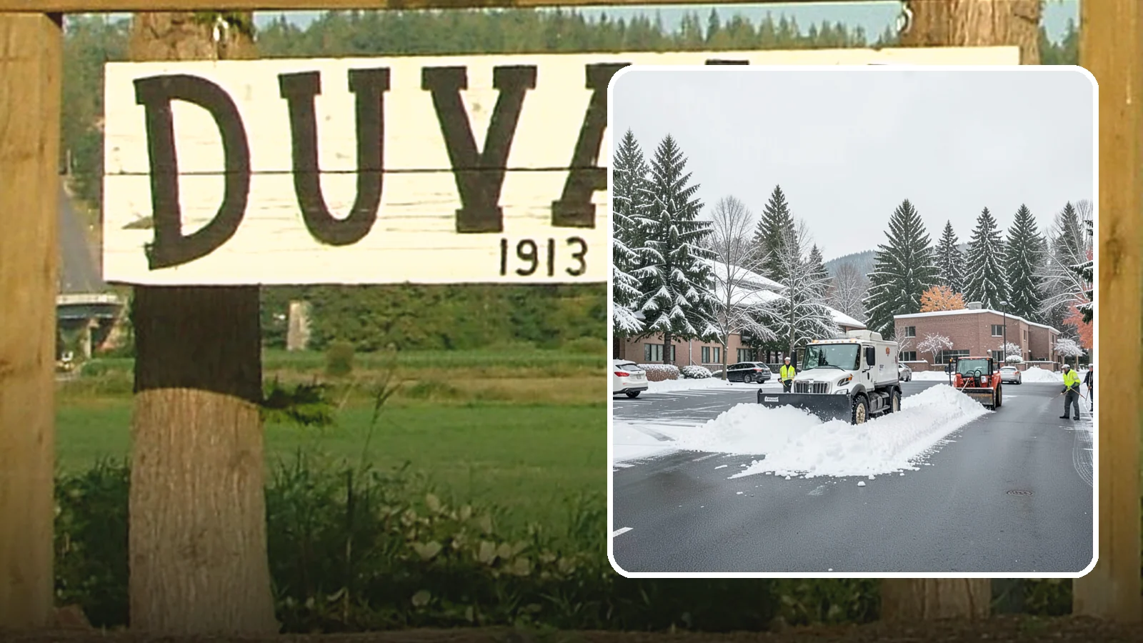 Business Park Parking Lot Snow Removal in Duvall, King County, WA - We clear multi-building business park lots and connecting roads so Western Washington tenants reach work in winter.