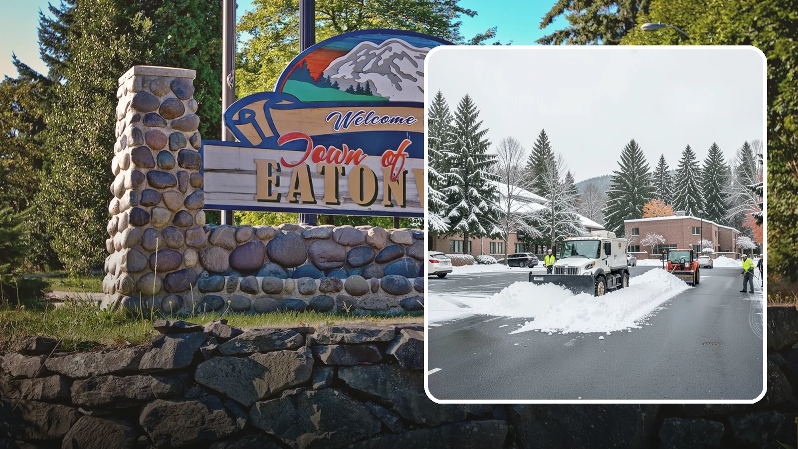 Business Park Parking Lot Snow Removal in Eatonville, Pierce County, WA - We clear multi-building business park lots and connecting roads so Western Washington tenants reach work in winter.