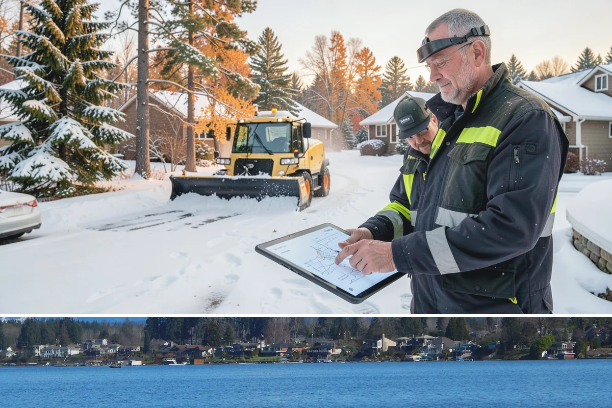 Business Park Parking Lot Snow Removal in Lake Stevens, Snohomish County, WA - Business park lots across the Puget Sound region need the most winter clearing from December through February during peak freeze...