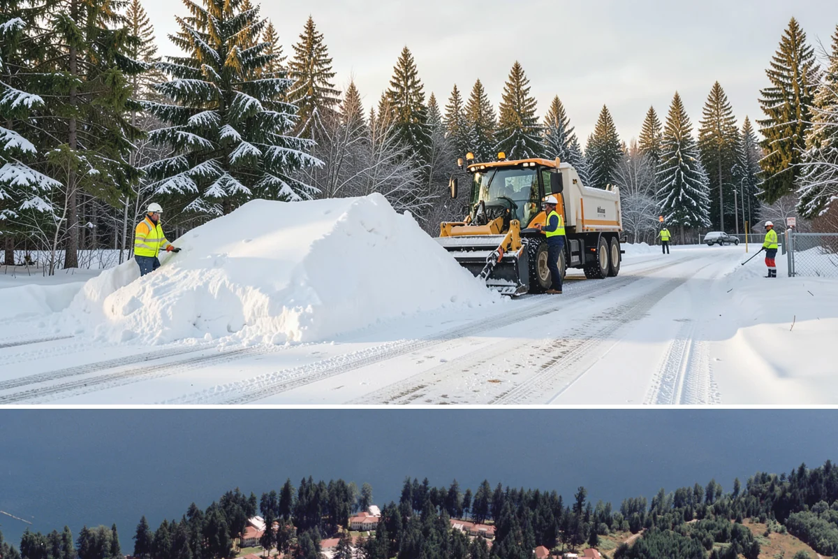 Business Park Parking Lot Snow Removal in Lakewood, Pierce County, WA - Business park lots across the Puget Sound region need the most winter clearing from December through February during peak freeze...