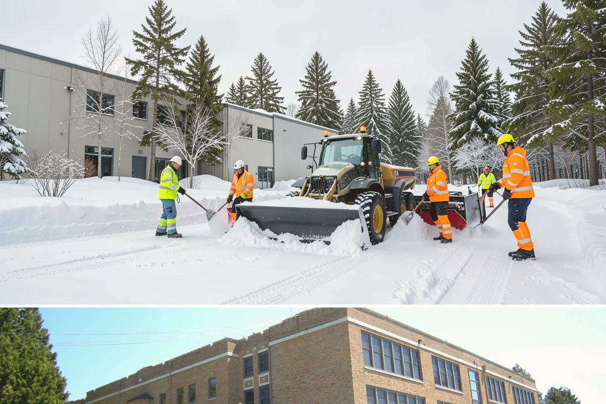 Business Park Parking Lot Snow Removal in Maple Valley, King County, WA - Business park lots across the Puget Sound region need the most winter clearing from December through February during peak freeze...