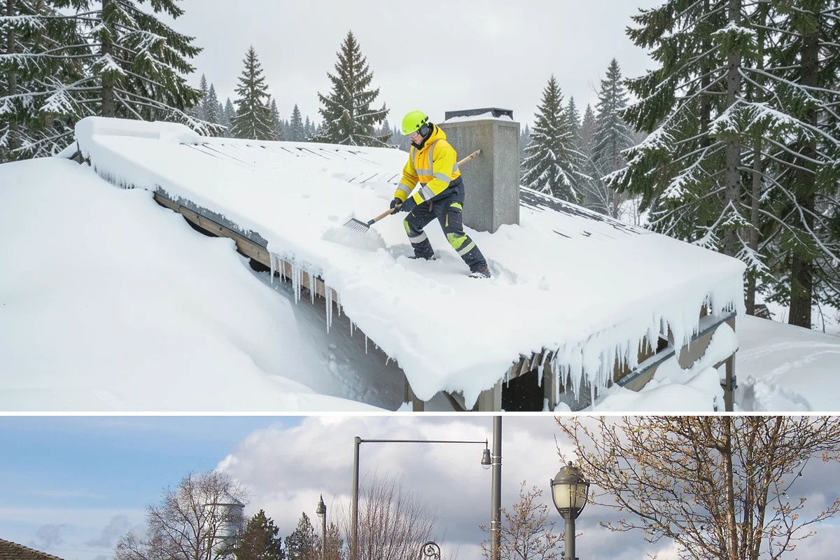 Business Park Parking Lot Snow Removal in Marysville, Snohomish County, WA - Business park lots across the Puget Sound region need the most winter clearing from December through February during peak freeze...