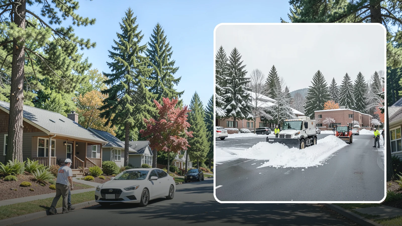 Business Park Parking Lot Snow Removal in Orting, Pierce County, WA - We clear multi-building business park lots and connecting roads so Western Washington tenants reach work in winter.