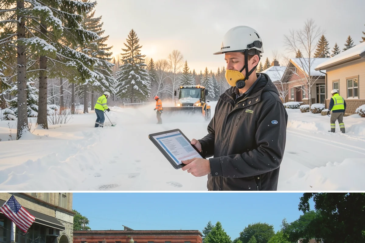 Business Park Parking Lot Snow Removal in Snohomish, Snohomish County, WA - Business park lots across the Puget Sound region need the most winter clearing from December through February during peak freeze...