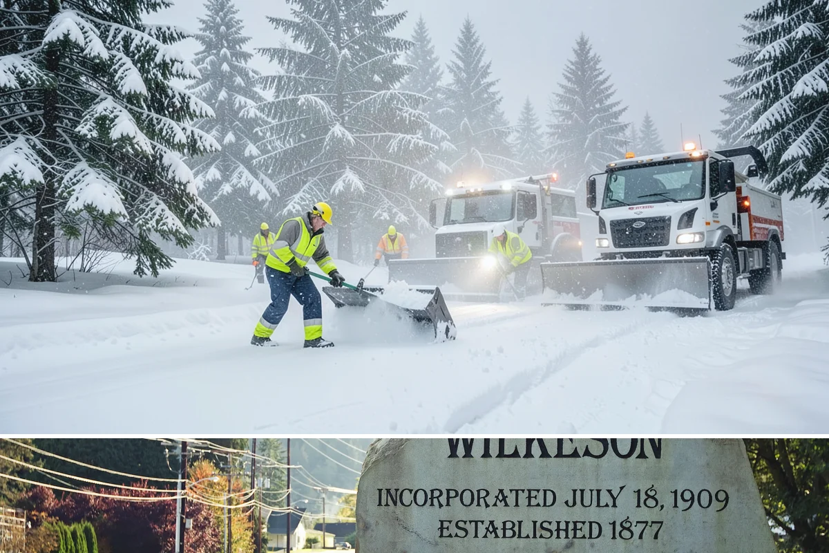 Business Park Parking Lot Snow Removal in Wilkeson, Pierce County, WA - Business park lots across the Puget Sound region need the most winter clearing from December through February during peak freeze...