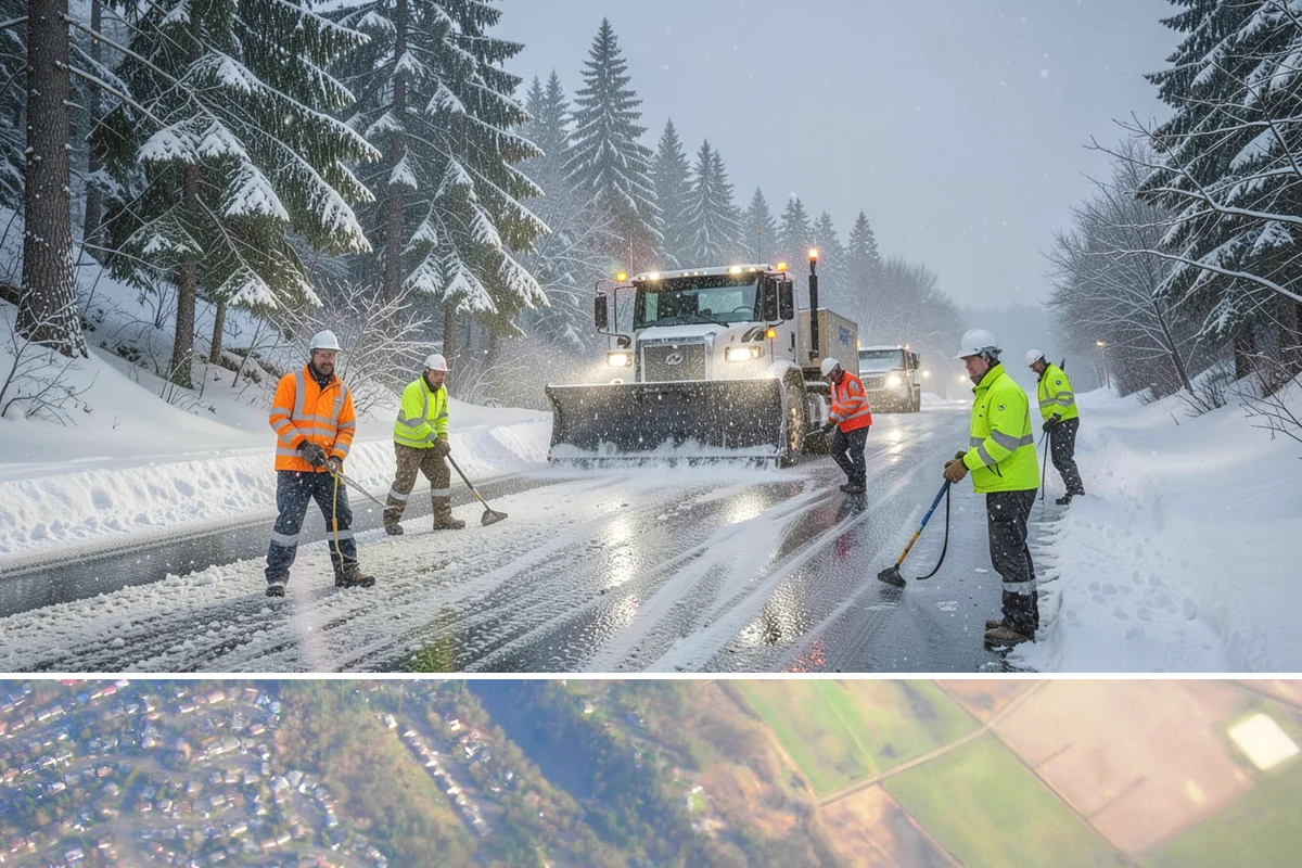 Business Park Sidewalk Clearing in Algona, King County, WA - Business park demand runs December through February, when shaded courtyards and connectors refreeze overnight between weekday...
