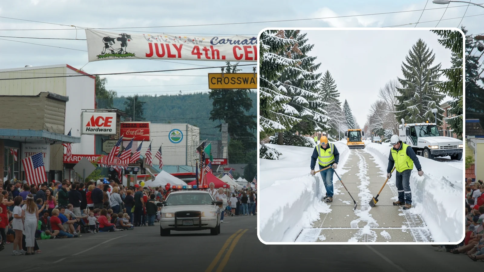 Business Park Sidewalk Clearing in Carnation, King County, WA - Campus-walkway clearing for Western Washington business parks, keeping the inter-building paths and entrances safe for every...