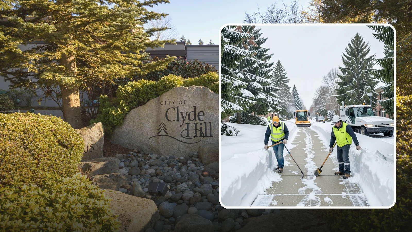 Business Park Sidewalk Clearing in Clyde Hill, King County, WA - Campus-walkway clearing for Western Washington business parks, keeping the inter-building paths and entrances safe for every...