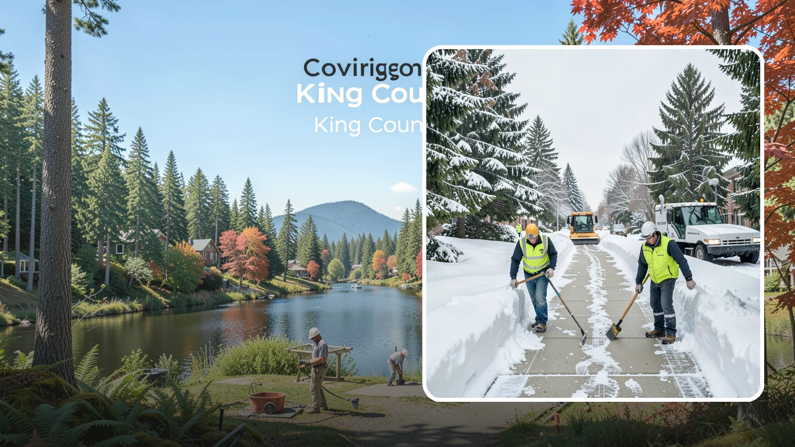 Business Park Sidewalk Clearing in Covington, King County, WA - Campus-walkway clearing for Western Washington business parks, keeping the inter-building paths and entrances safe for every...