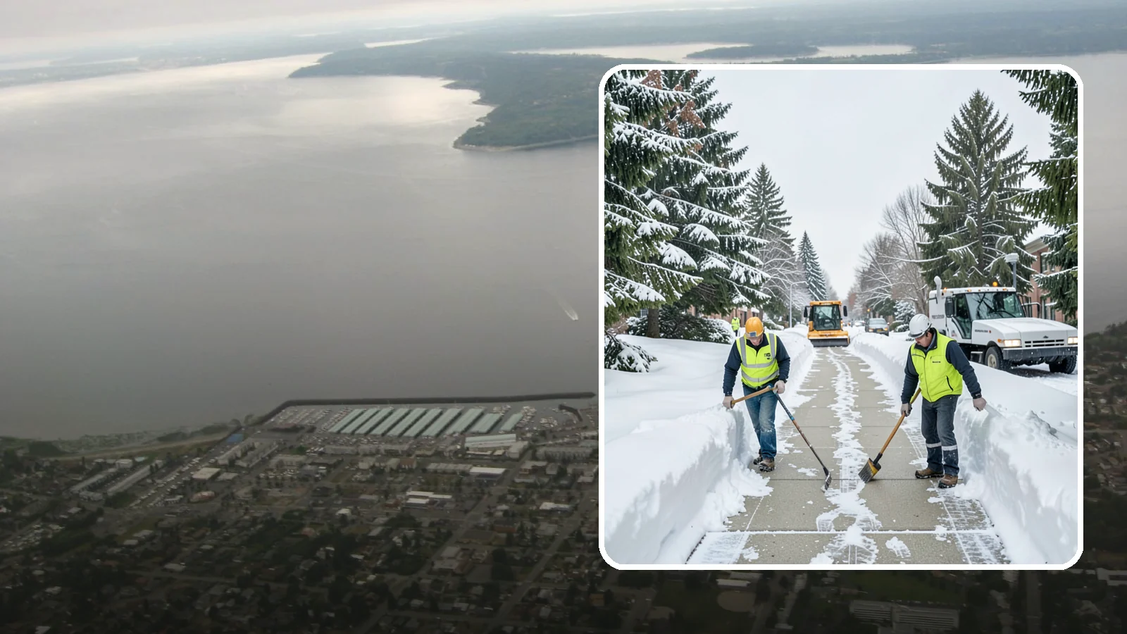 Business Park Sidewalk Clearing in Des Moines, King County, WA - Campus-walkway clearing for Western Washington business parks, keeping the inter-building paths and entrances safe for every...