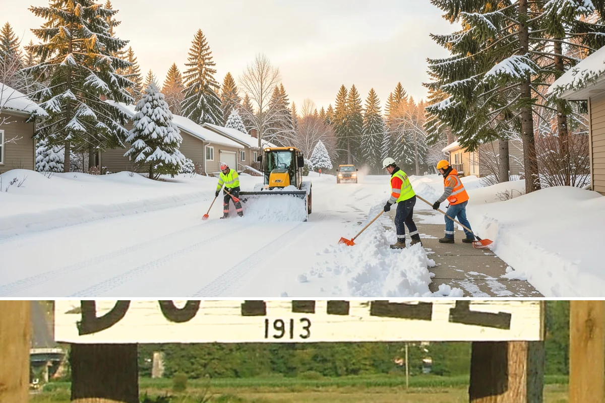 Business Park Sidewalk Clearing in Duvall, King County, WA - Business park demand runs December through February, when shaded courtyards and connectors refreeze overnight between weekday...