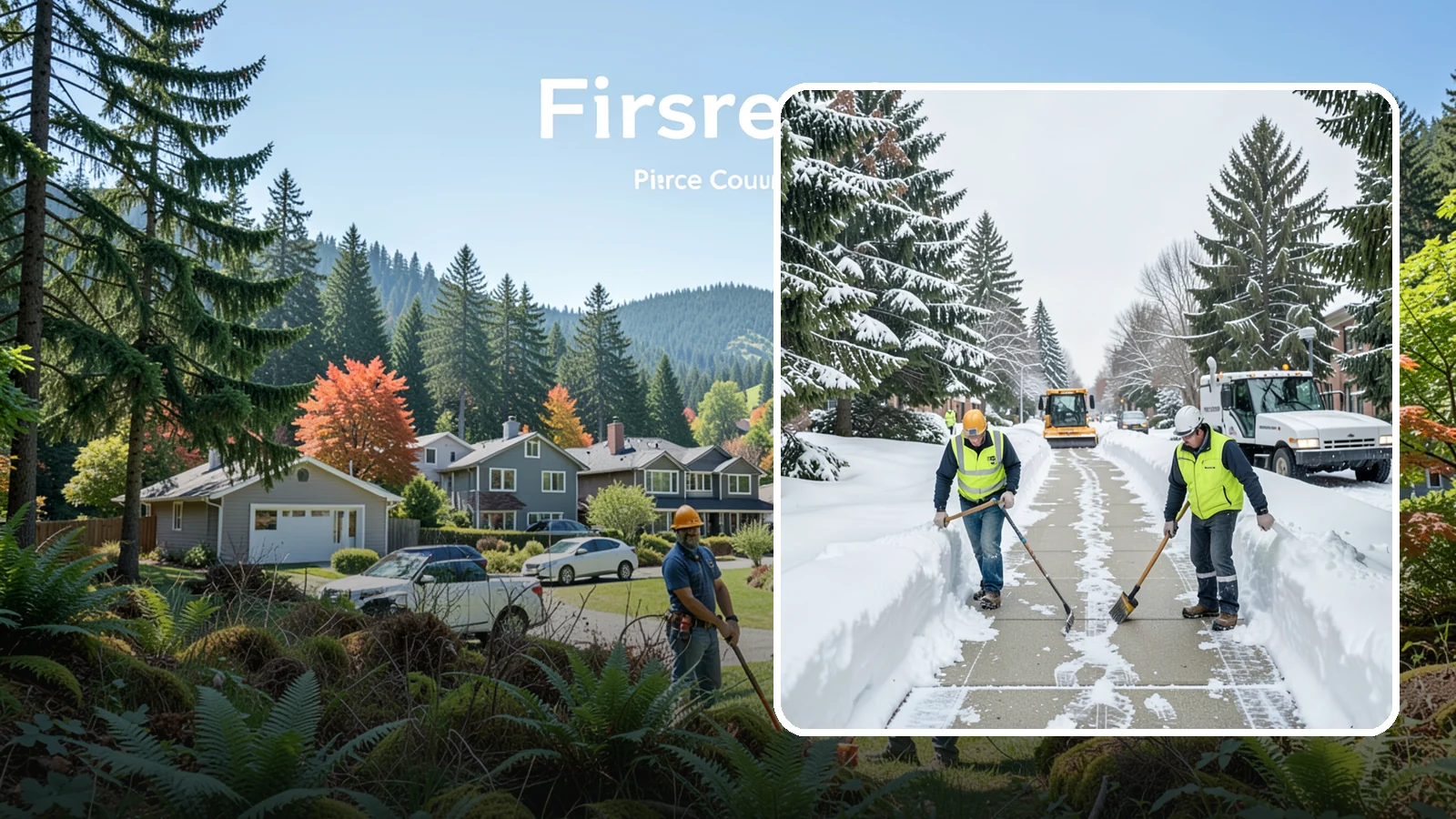 Business Park Sidewalk Clearing in Fircrest, Pierce County, WA - Campus-walkway clearing for Western Washington business parks, keeping the inter-building paths and entrances safe for every...
