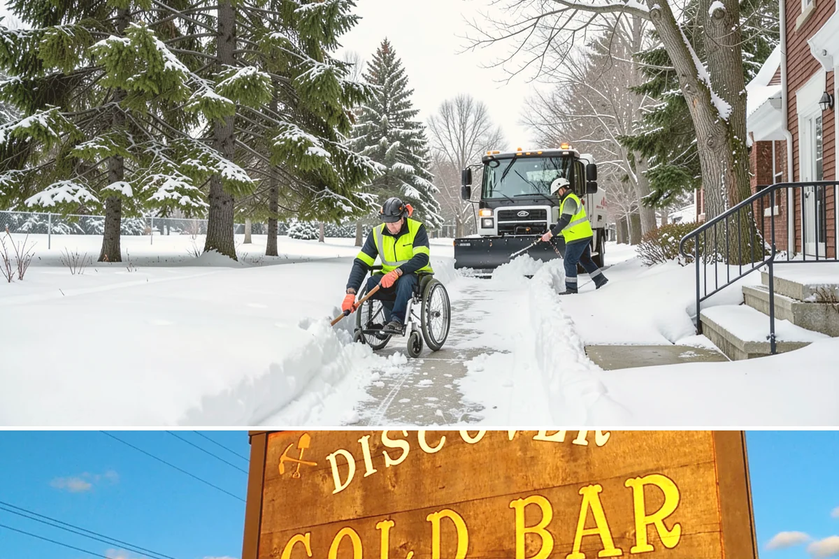 Business Park Sidewalk Clearing in Gold Bar, Snohomish County, WA - Business park demand runs December through February, when shaded courtyards and connectors refreeze overnight between weekday...
