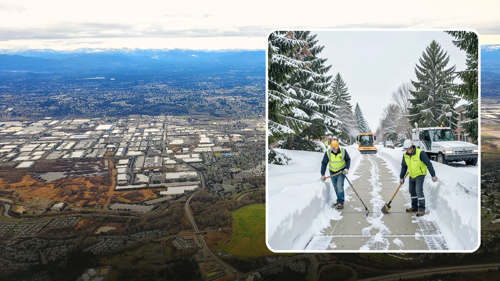 Business Park Sidewalk Clearing in Kent, King County, WA - Campus-walkway clearing for Western Washington business parks, keeping the inter-building paths and entrances safe for every...