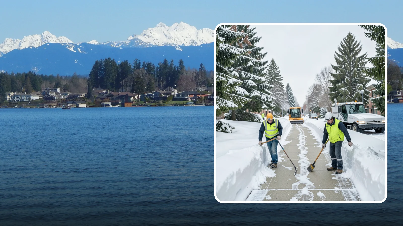 Business Park Sidewalk Clearing in Lake Stevens, Snohomish County, WA - Campus-walkway clearing for Western Washington business parks, keeping the inter-building paths and entrances safe for every...