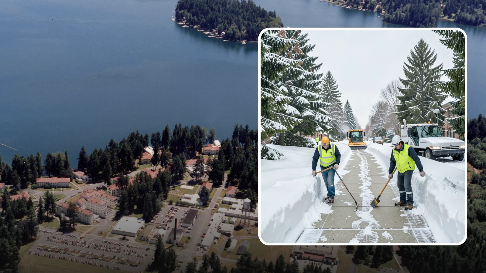 Business Park Sidewalk Clearing in Lakewood, Pierce County, WA - Campus-walkway clearing for Western Washington business parks, keeping the inter-building paths and entrances safe for every...