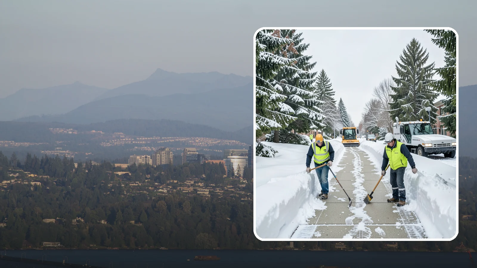 Business Park Sidewalk Clearing in Medina, King County, WA - Campus-walkway clearing for Western Washington business parks, keeping the inter-building paths and entrances safe for every...