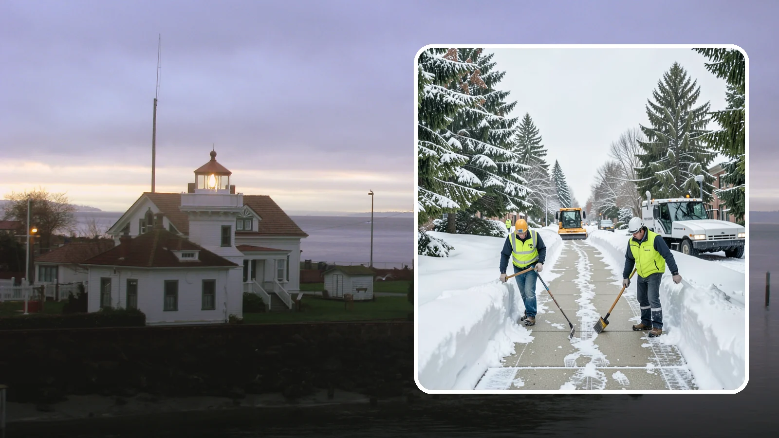 Business Park Sidewalk Clearing in Mukilteo, Snohomish County, WA - Campus-walkway clearing for Western Washington business parks, keeping the inter-building paths and entrances safe for every...