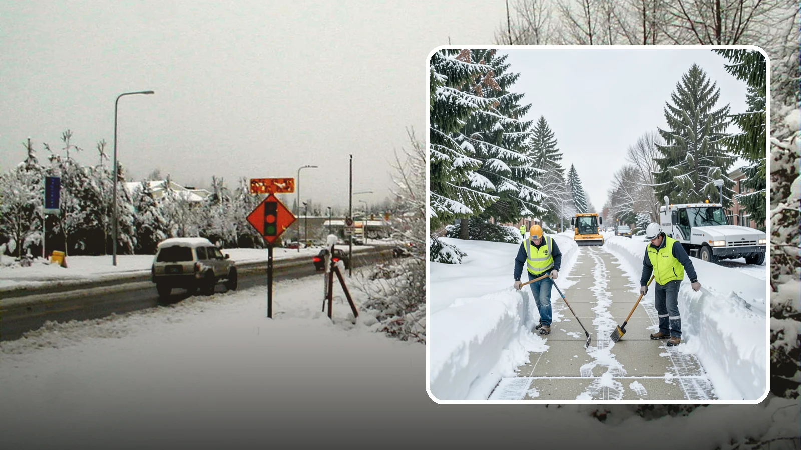Business Park Sidewalk Clearing in Newcastle, King County, WA - Campus-walkway clearing for Western Washington business parks, keeping the inter-building paths and entrances safe for every...