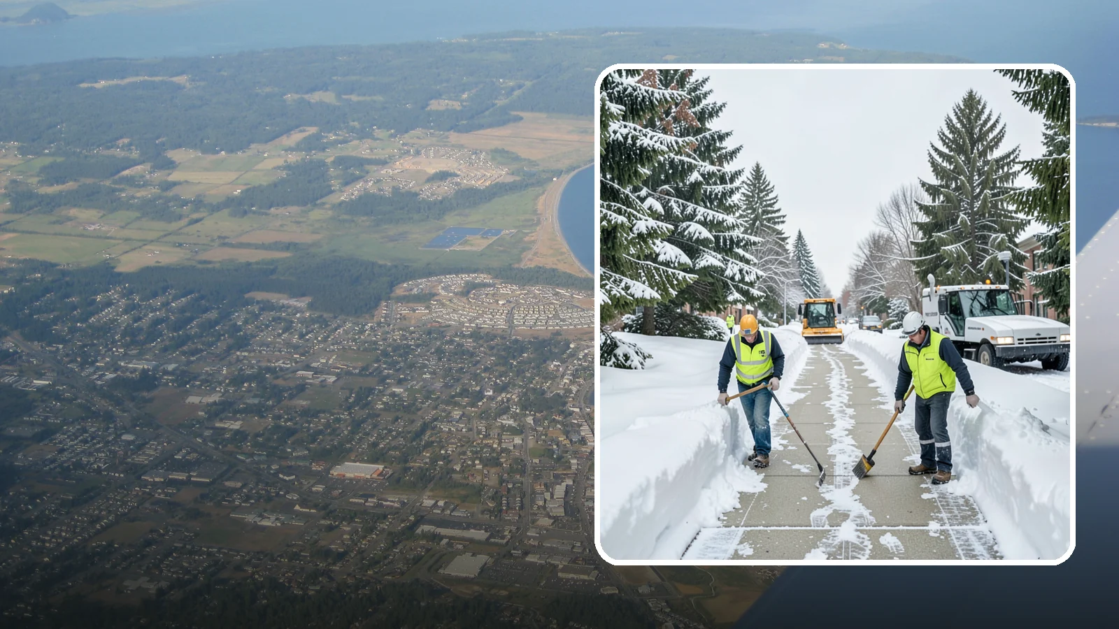Business Park Sidewalk Clearing in Oak Harbor, Island County, WA - Campus-walkway clearing for Western Washington business parks, keeping the inter-building paths and entrances safe for every...