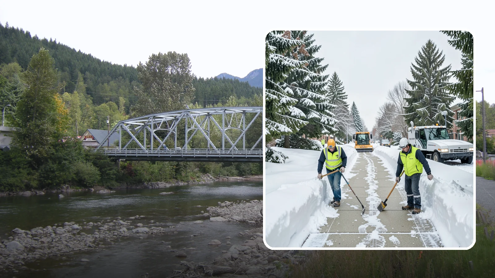 Business Park Sidewalk Clearing in Skykomish, King County, WA - Campus-walkway clearing for Western Washington business parks, keeping the inter-building paths and entrances safe for every...