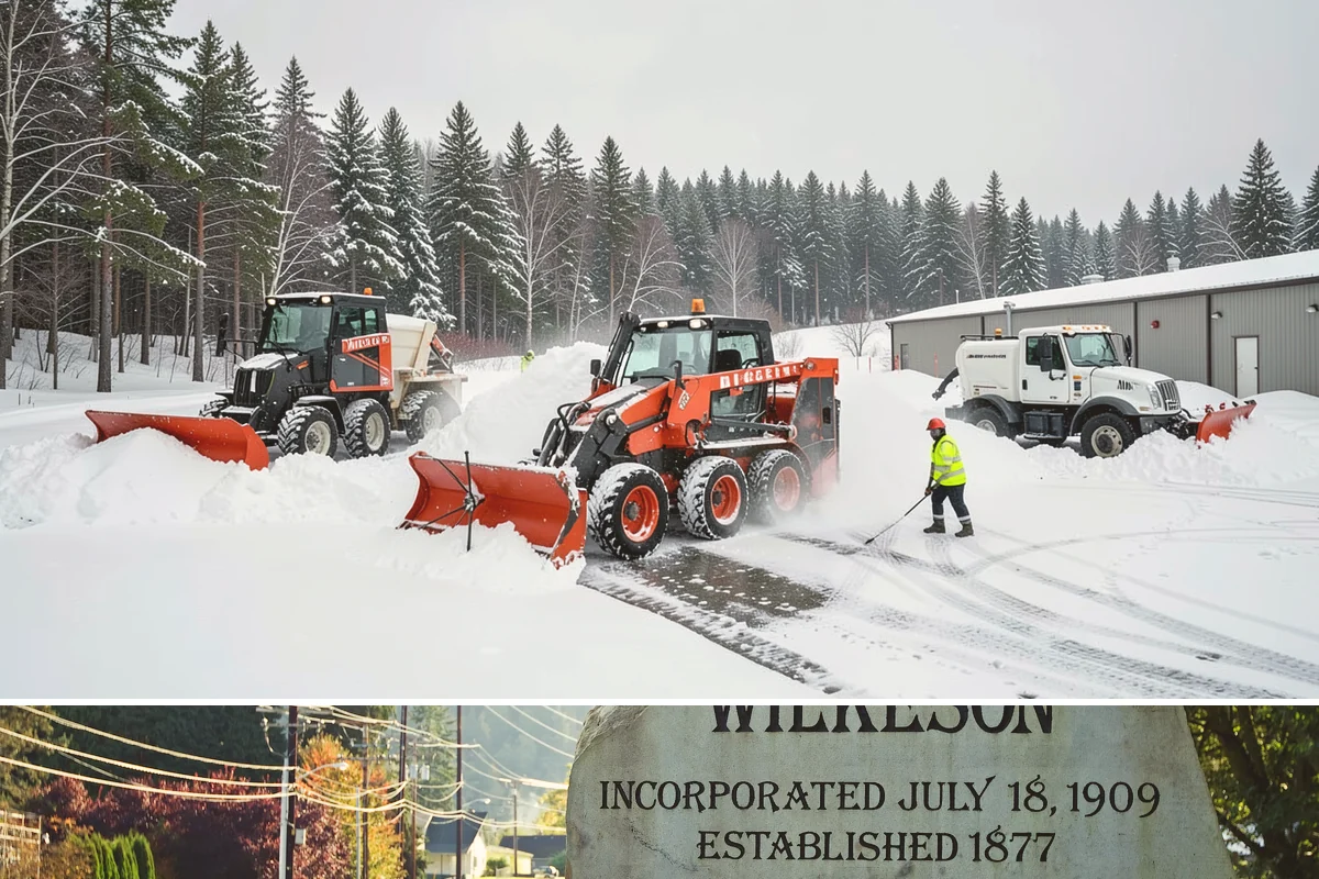 Business Park Sidewalk Clearing in Wilkeson, Pierce County, WA - Business park demand runs December through February, when shaded courtyards and connectors refreeze overnight between weekday...